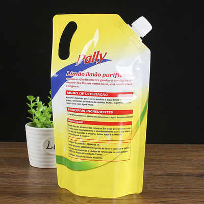 Gravnre Printed Spouted Pouch Bags voor vloeibare producten maatwerk milieuvriendelijk ontwerp