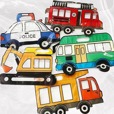 CMYK 4 Kleurloos gedrukte schoolvormige standzak voor kindercadeautjes