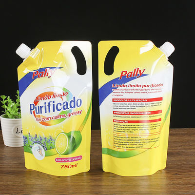 Gravnre Printed Spouted Pouch Bags voor vloeibare producten maatwerk milieuvriendelijk ontwerp