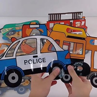 CMYK 4 Kleurloos gedrukte schoolvormige standzak voor kindercadeautjes