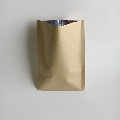 0.14 mm dikte milieuvriendelijke kraftafdrukzak met aluminiumfolie en gravure