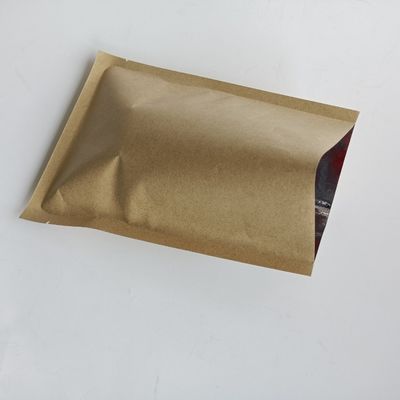 0.14 mm dikte milieuvriendelijke kraftafdrukzak met aluminiumfolie en gravure
