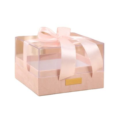 Papier cadeaupakket voor kaars Custom logo Luxe transparante acryl opslagdoos