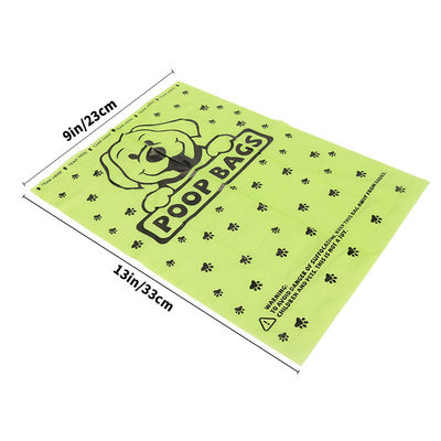 Huisdier hond kat plastic vuilniszak met afbreekbaar materiaal PE-eenheid rol en OEM-logo