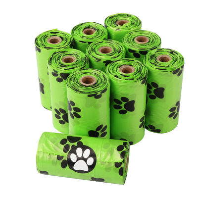 Huisdier hond kat plastic vuilniszak met afbreekbaar materiaal PE-eenheid rol en OEM-logo