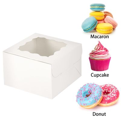 Gepersonaliseerde kleur 10x10x10 vierkante cake dozen voor het verpakken van desserts en gebak