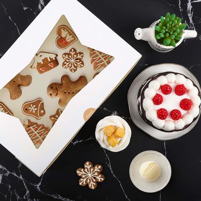 10 12 &quot;Inch High Cheese Cake Cupcake Paper Bakery Box met helder raam