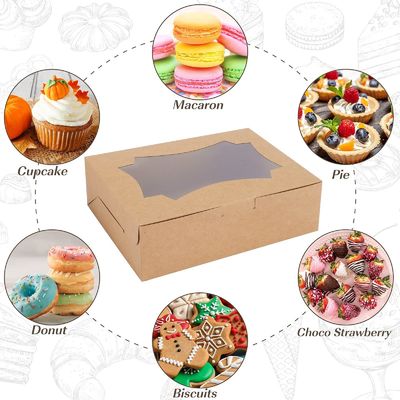 Koekjes Bakkerij Dozen Pastry Muffins Dessert Party Favoriet Dozen Cupcakes met Venster