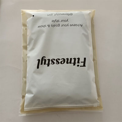 Aanpassen van elke kleur Vochtbestendige polyzakken voor schoenen en kleding Frosted Zipper Bag