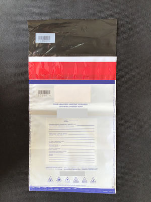 ISO9001 gecertificeerde contante beveiliging Koerier plastic zak voor bankdeposito zak met klep