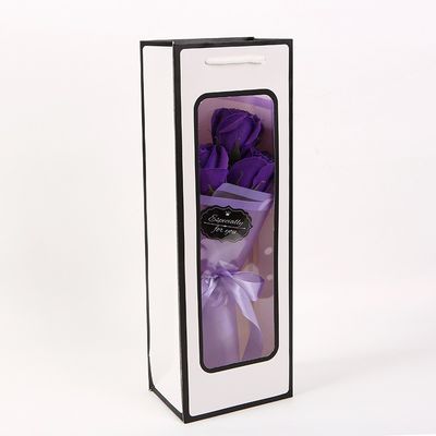 Op maat gemaakte luxe papier prima merk verpakking wijnfles zakken voor whisky alcohol cadeautjes