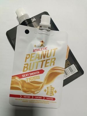 Beveiliging gegarandeerd Custom PET/VMPET/PE Transparent Nozzle Bag voor Top Juice Storage