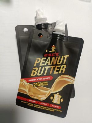Beveiliging gegarandeerd Custom PET/VMPET/PE Transparent Nozzle Bag voor Top Juice Storage