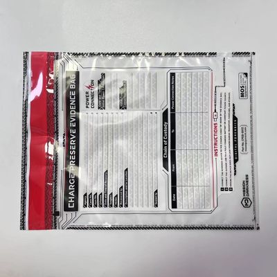 Bewijs contant geld zak aangepast kleur voor veilige Tamper Proof Bank Pocket en Collectio