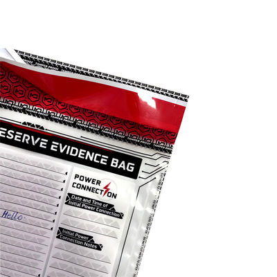 Bewijs contant geld zak aangepast kleur voor veilige Tamper Proof Bank Pocket en Collectio