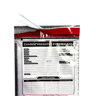 Bewijs contant geld zak aangepast kleur voor veilige Tamper Proof Bank Pocket en Collectio