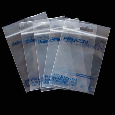Gepersonaliseerde dikte PE plastic zak mini ziplock zak met SGS65 certificaat