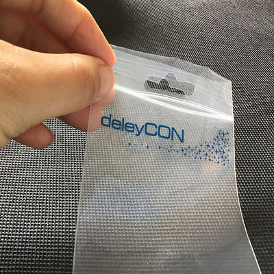 Gepersonaliseerde dikte PE plastic zak mini ziplock zak met SGS65 certificaat