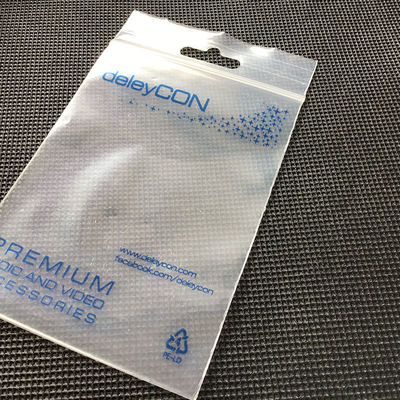 Gepersonaliseerde dikte PE plastic zak mini ziplock zak met SGS65 certificaat