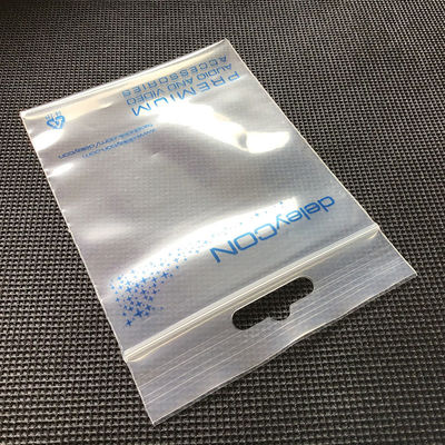 Gepersonaliseerde dikte PE plastic zak mini ziplock zak met SGS65 certificaat
