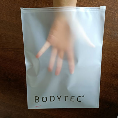 Custom Low MOQ Plastic Zipper Bag Shrink Bag voor kleding Zipper Frosted