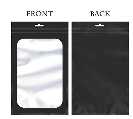 Custom Logo Case Opp Clear Packaging Gelamineerde plastic zakken Hervergrendelbare zakken voor cosmetica