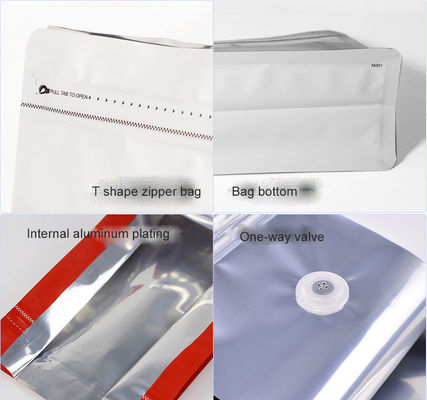 Pure Custom Printed Product LDPE Koffiebonen Verpakkingszak voor andere voedingsmiddelen Theezak Noten