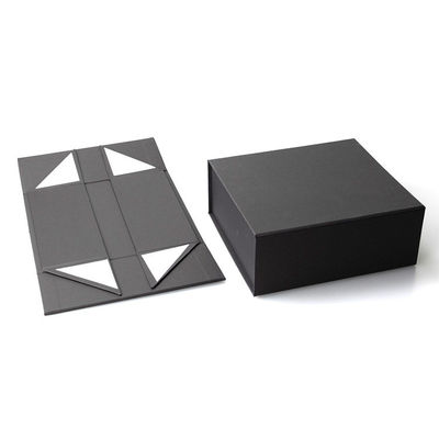 Flap Custom Matte Zwart Luxe Opvouwbaar Hard Papier Magnetisch Sluitbaar Geschenkdoosje Voor Geschenken