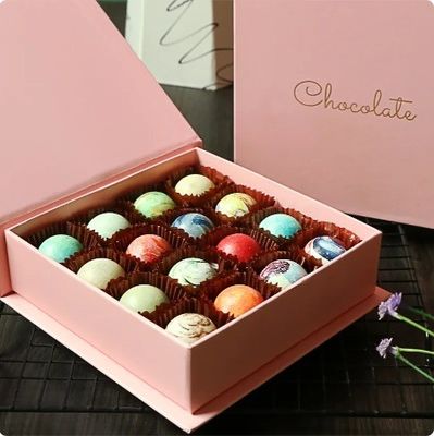 Aanpassen Valentijnsfeest Zoete snoep Kleine chocolade doos Verpakking met magnetische sluiting