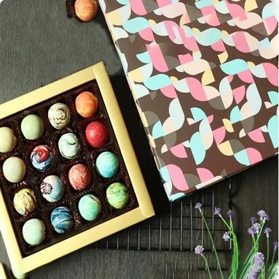 Aanpassen Valentijnsfeest Zoete snoep Kleine chocolade doos Verpakking met magnetische sluiting