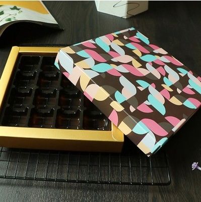 Aanpassen Valentijnsfeest Zoete snoep Kleine chocolade doos Verpakking met magnetische sluiting